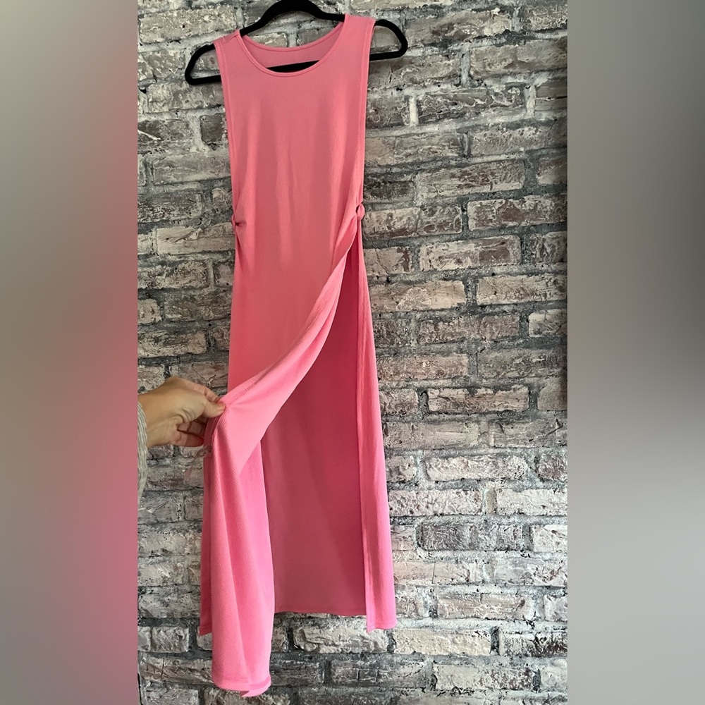 Pretty pink swimsuit maxi cover up/lounge wear NWOT never been worn or washed🌸